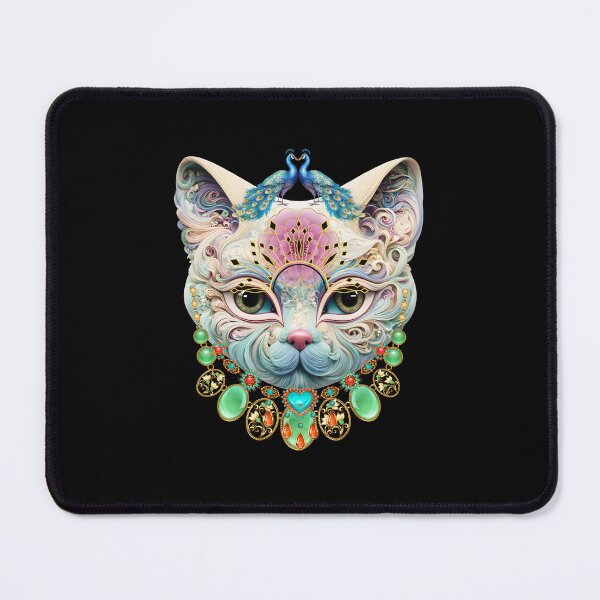 Item preview, Mystical masquerade cat in jewelry designed and sold by GorinART.