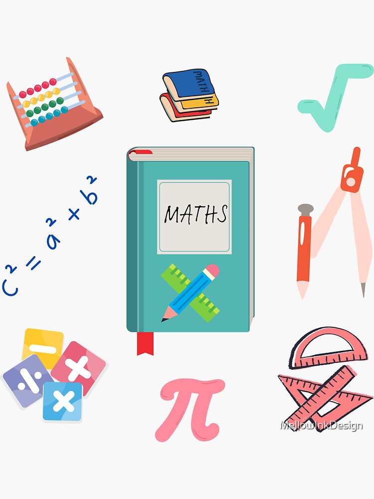 Back to School Math Sticker Pack Sticker for Sale by