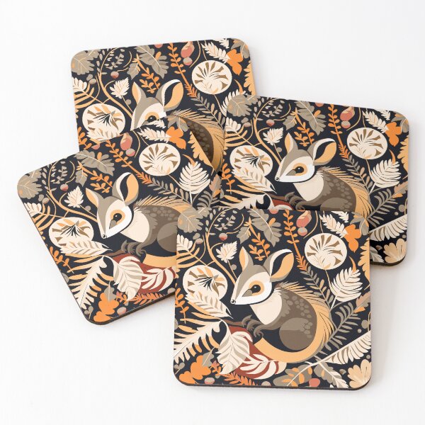 Item preview, Vintage Possum Pattern designed and sold by ValentinaHramov.