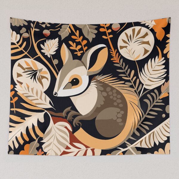 Item preview, Vintage Possum Pattern designed and sold by ValentinaHramov.
