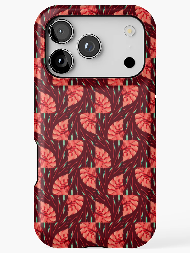 Thumbnail 1 of 4, iPhone Case, Red roses pattern designed and sold by Work of art Shop.