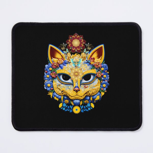 Item preview, Mystical masquerade cat in jewelry designed and sold by GorinART.