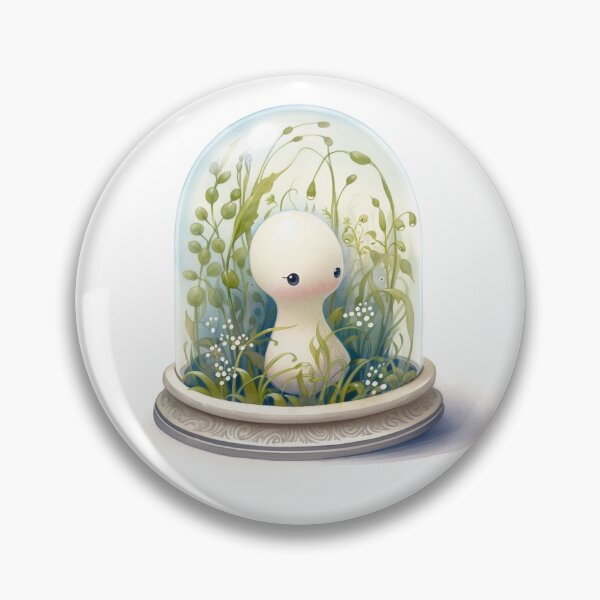 Item preview, Cute Ghost in a Glass Dome designed and sold by Pale-Porcelain.