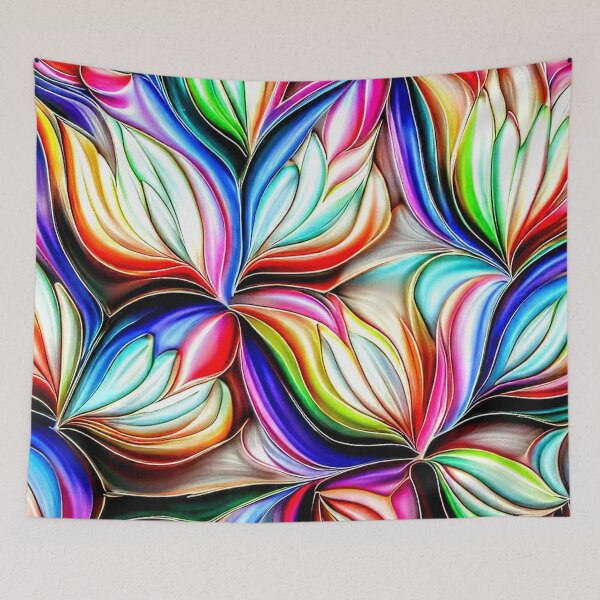 Item preview, all-in,Sweet Meaning of Kalaya Flower: Replace the idea of ​​starting over with a colorful Kalaya flower pattern. Sophisticated design and peaceful atmosphere designed and sold by Atroce.