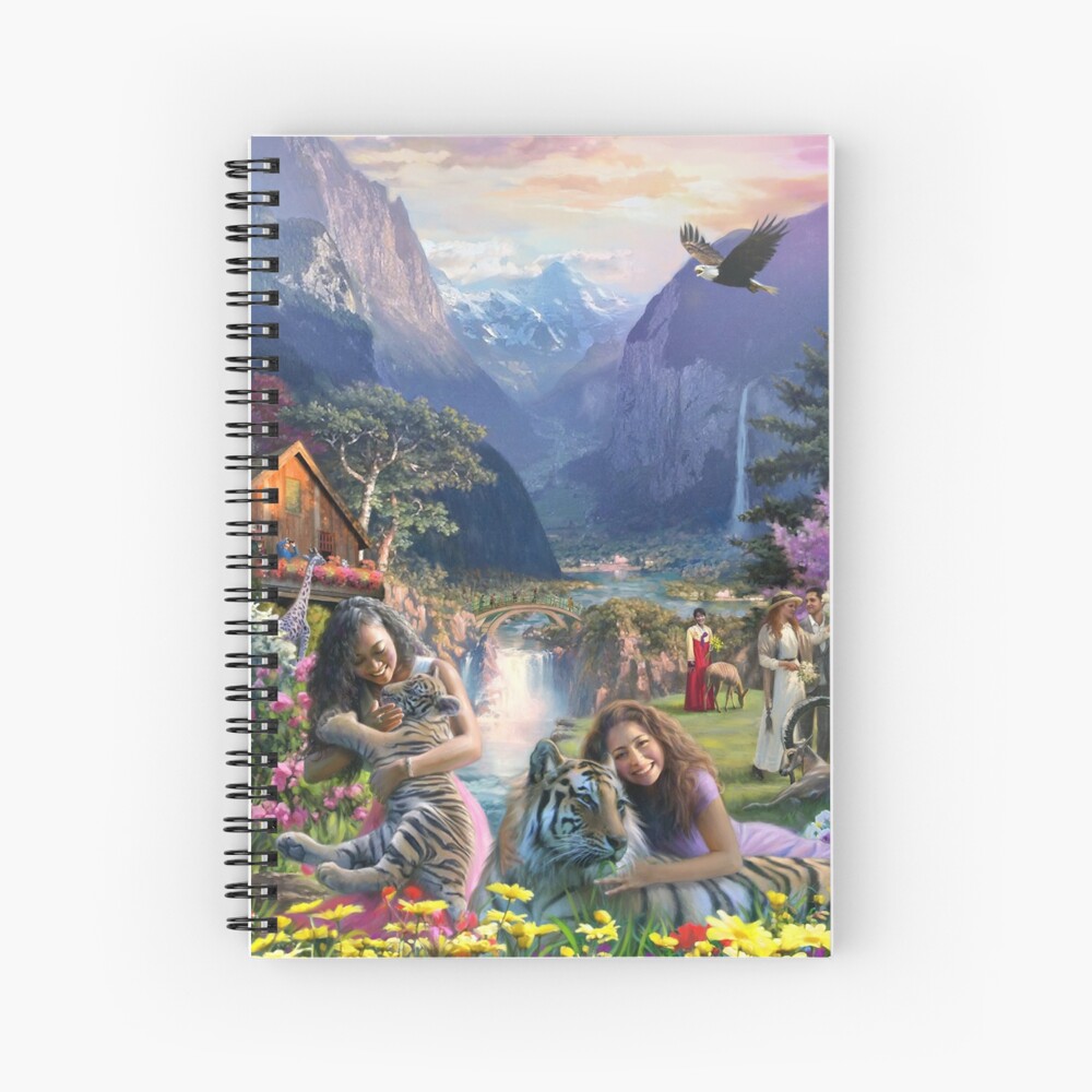Paradise in Sunset Spiral Notebook