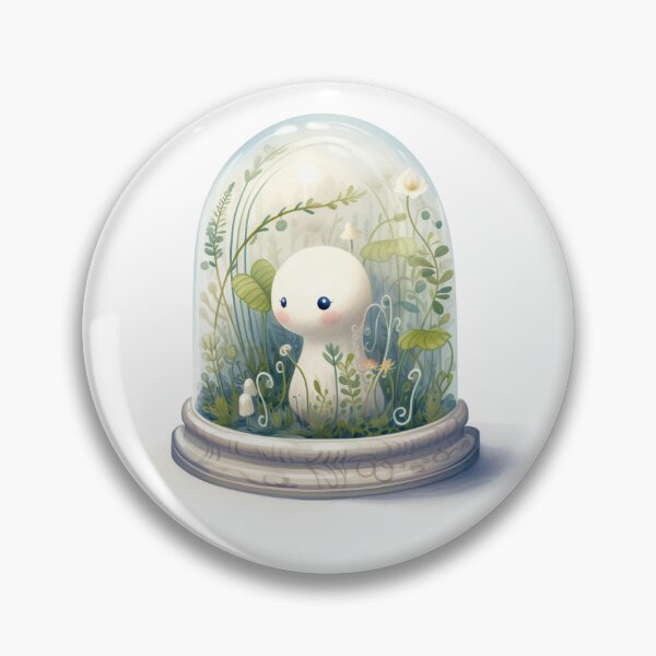 Item preview, Cute Ghost in a Terrarium designed and sold by Pale-Porcelain.