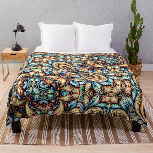 Item preview, all-in,Sweet Meaning of Kalaya Flower: Replace the idea of ​​starting over with a colorful Kalaya flower pattern. Sophisticated design and peaceful atmosphere designed and sold by Atroce.