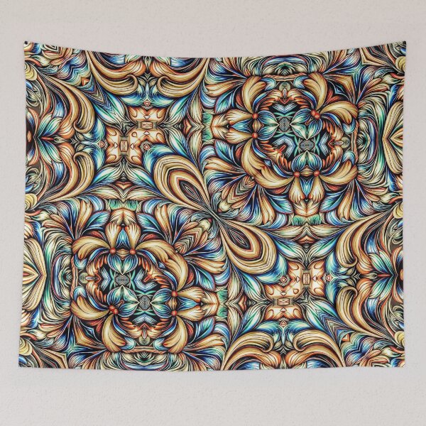 Item preview, all-in,Sweet Meaning of Kalaya Flower: Replace the idea of ​​starting over with a colorful Kalaya flower pattern. Sophisticated design and peaceful atmosphere designed and sold by Atroce.