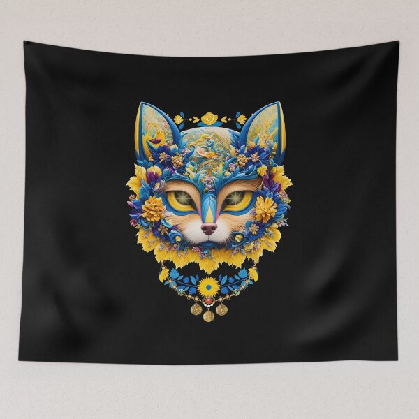 Item preview, Mystical masquerade cat in jewelry designed and sold by GorinART.