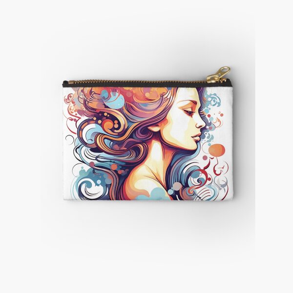 Item preview, Colorful Secrets, Woman with Hidden Emotions. designed and sold by InfinityCircle.