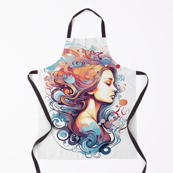 Item preview, Colorful Secrets, Woman with Hidden Emotions. designed and sold by InfinityCircle.