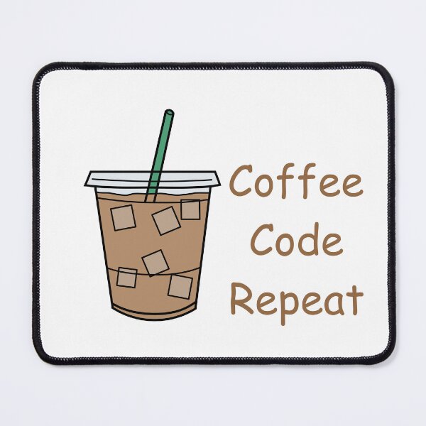 Item preview, Coffee Code Repeat designed and sold by Nerdy Vogue.