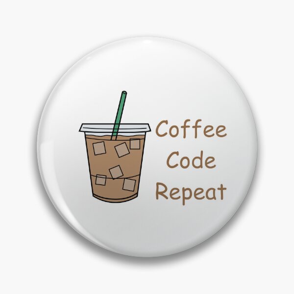 Item preview, Coffee Code Repeat designed and sold by Nerdy Vogue.