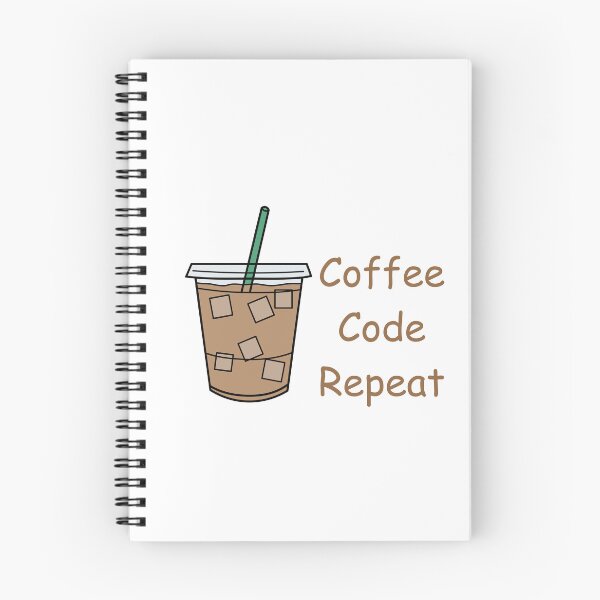 Item preview, Coffee Code Repeat designed and sold by Nerdy Vogue.