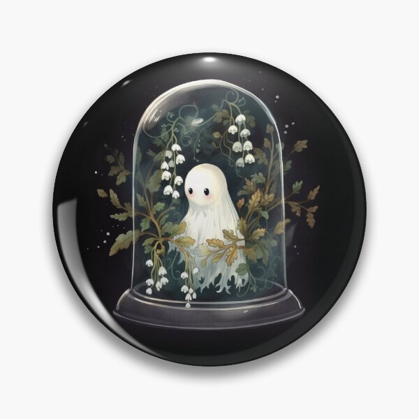 Item preview, Little Sheet Ghost in Glass Dome designed and sold by Pale-Porcelain.