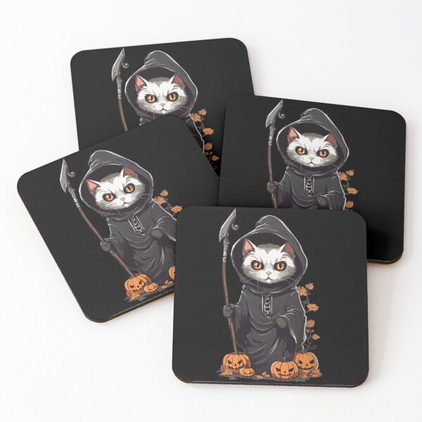 Artikelvorschau, Süßer Halloween Katzen Druide Kostüm Design entworfen und verkauft von LuminOrb.