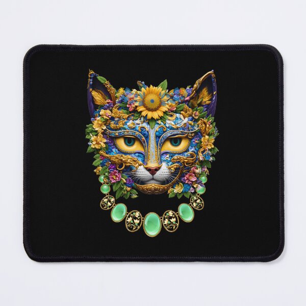 Item preview, Mystical masquerade cat in jewelry designed and sold by GorinART.