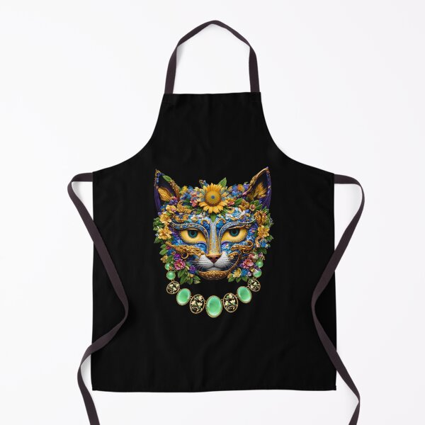 Item preview, Mystical masquerade cat in jewelry designed and sold by GorinART.