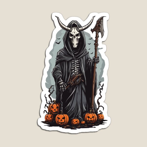 Artikel-Vorschau von Sensenmann Halloween Dämonischer Druide Design, designt und verkauft von LuminOrb.