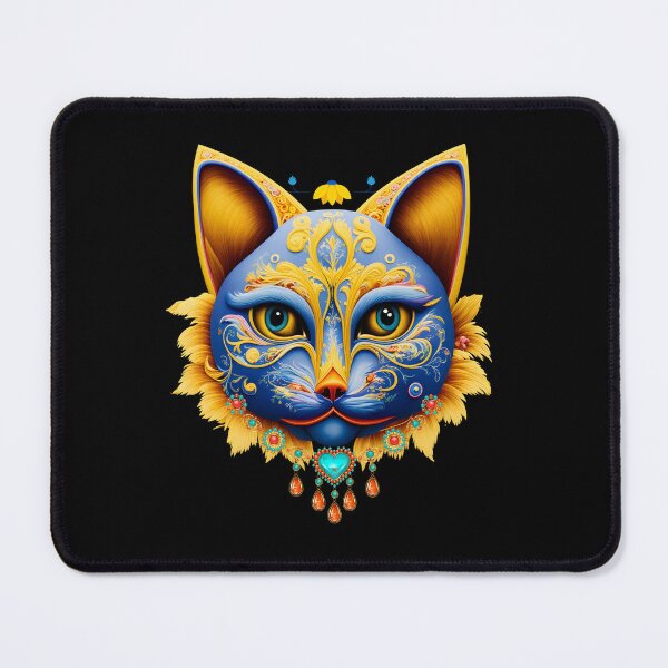 Item preview, Mystical masquerade cat in jewelry designed and sold by GorinART.