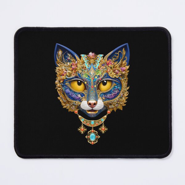 Item preview, Mystical masquerade cat in jewelry designed and sold by GorinART.