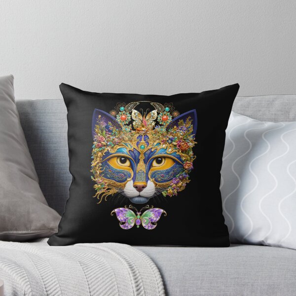 Item preview, Mystical masquerade cat in jewelry designed and sold by GorinART.