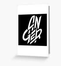 Anger Greeting Card