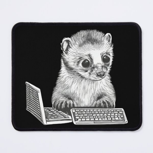 Item preview, CUTE GEEK FERRET designed and sold by Ben-Design-Fr.