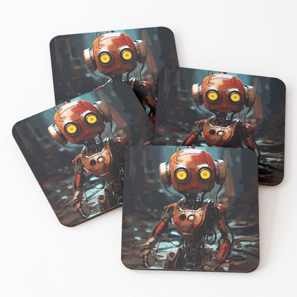 Item preview, Rusty Cute Mechanoid Robot designed and sold by theAcollection.