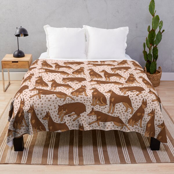 Item preview, Cute red Doberman dog pattern designed and sold by Yaragold.