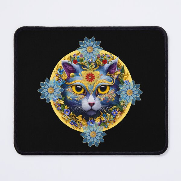 Item preview, Mystical masquerade cat in jewelry designed and sold by GorinART.