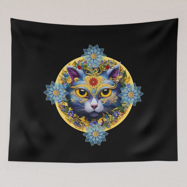 Item preview, Mystical masquerade cat in jewelry designed and sold by GorinART.