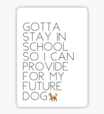 Dog obsessed Sticker