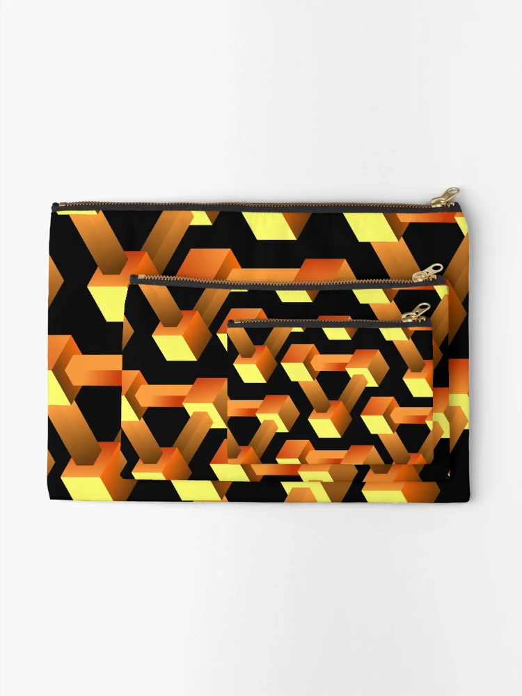 Thumbnail 2 of 4, Zipper Pouch, Cubes designed and sold by Rist.