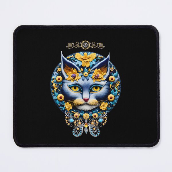 Item preview, Mystical masquerade cat in jewelry designed and sold by GorinART.