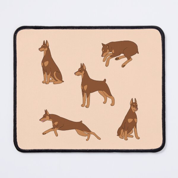 Item preview, Cute red Doberman dog pack designed and sold by Yaragold.