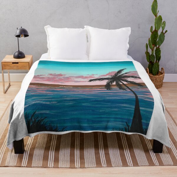 Artikelvorschau, Sonnenuntergang-Palme-Malerei entworfen und verkauft von art-byaina.