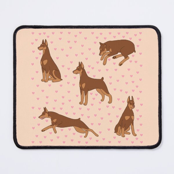 Item preview, Cute red Doberman dog pack designed and sold by Yaragold.