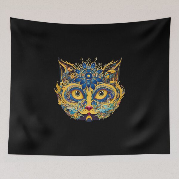 Item preview, Mystical masquerade cat in jewelry designed and sold by GorinART.