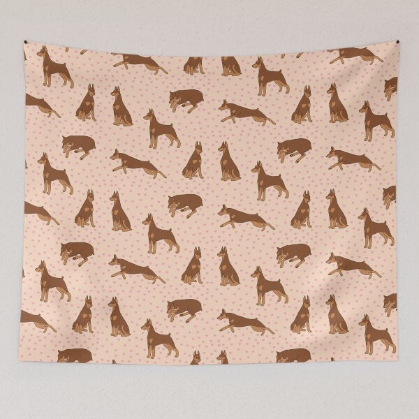 Item preview, Cute red Doberman dog pack designed and sold by Yaragold.