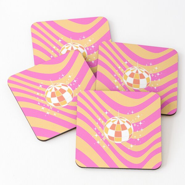 Aperçu de l'œuvre Boule disco rose, Art de fête, Art rétro, Preppy, Style Preppy créée et vendue par Magic Love Art Print.