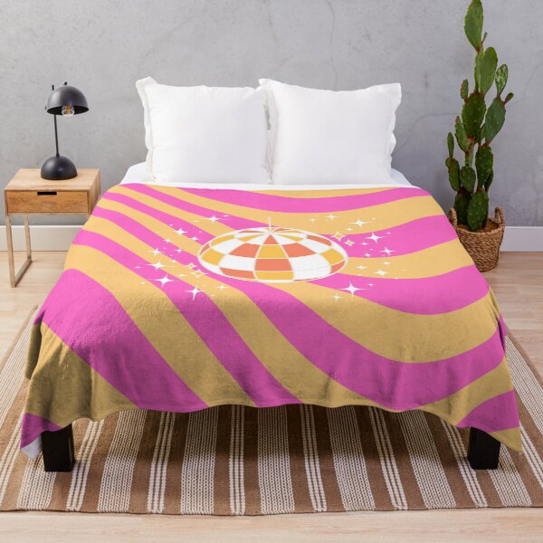 Artikelvorschau, Rosa Disco-Kugel, Party-Kunst, Retro-Kunst, Preppy, Preppy-Stil entworfen und verkauft von Magic Love Art Print.