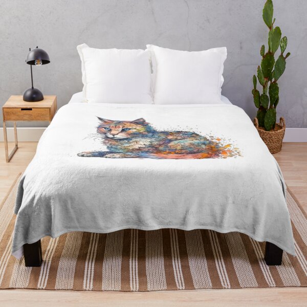 Item preview, Watercolor Cat Portrait designed and sold by PetSafari.