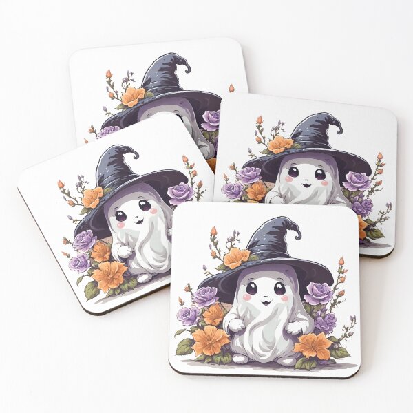 Item preview, Ghost wearing witch hat designed and sold by Laufer15.