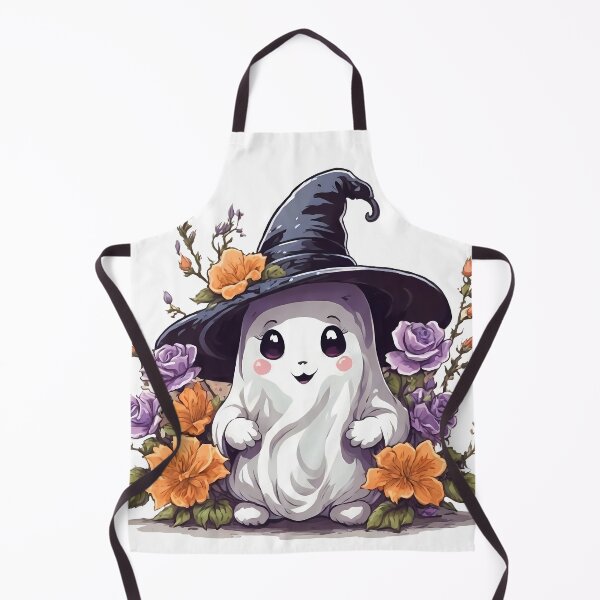 Item preview, Ghost wearing witch hat designed and sold by Laufer15.