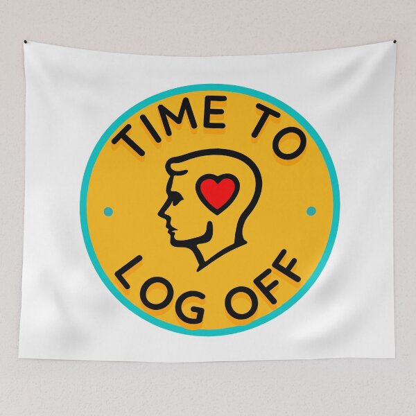 Item preview, Time to log off all social media designed and sold by CyberWindow.
