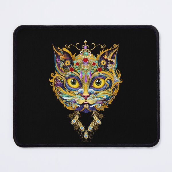 Item preview, Mystical masquerade cat in jewelry designed and sold by GorinART.
