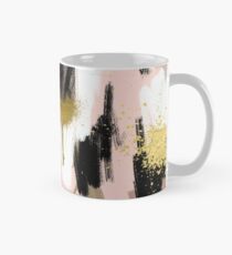 Blush and Gold Abstract Mug
