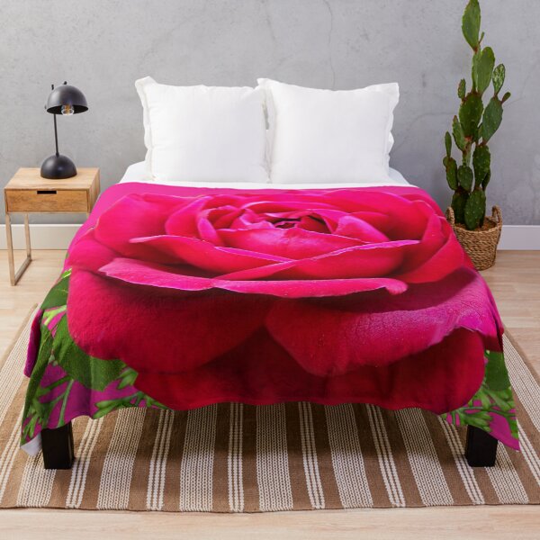 Item preview, Radiant Pink Rose Blossom Art Print designed and sold by Michelle Moss.