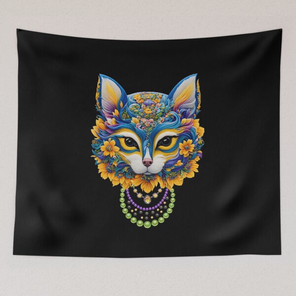 Item preview, Mystical masquerade cat in jewelry designed and sold by GorinART.